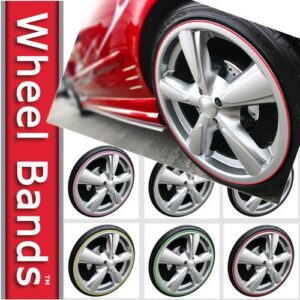 Abtibild jante culoarea galben fluorescent. 0,64 cm X 9,6m